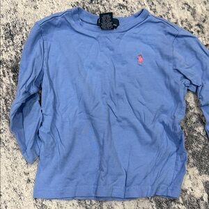 Polo by Ralph Lauren Kids Light Blue Long Sleeve Tee